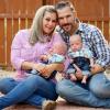 Renee Suriani, her husband and their twin boys